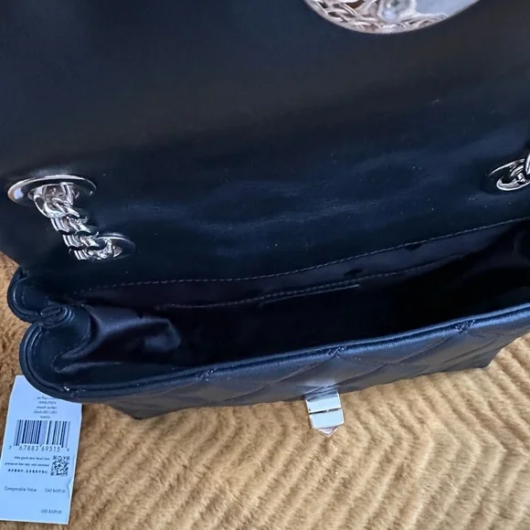 Kate Spade Black Quilted Chain Shoulder Bag - Picture 3 of 3